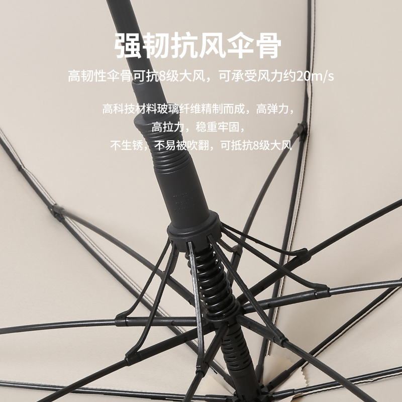 雨伞男士超大号加固加厚结实自动双人长柄暴雨专用抗风直杆伞女