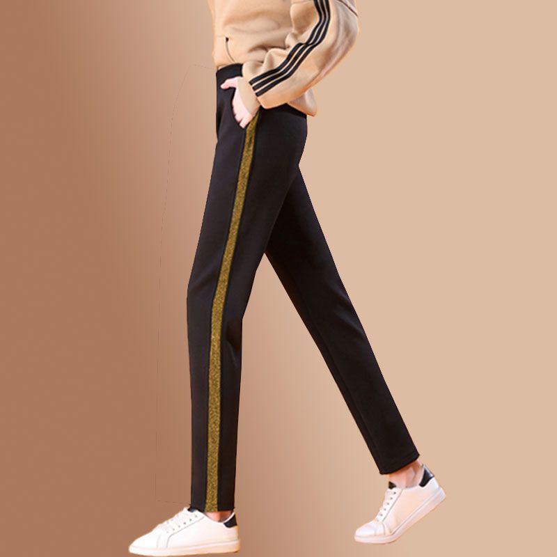 夏裤子女新款运动裤女韩版百搭哈伦裤女休闲裤女学生裤子女显瘦臻依缘