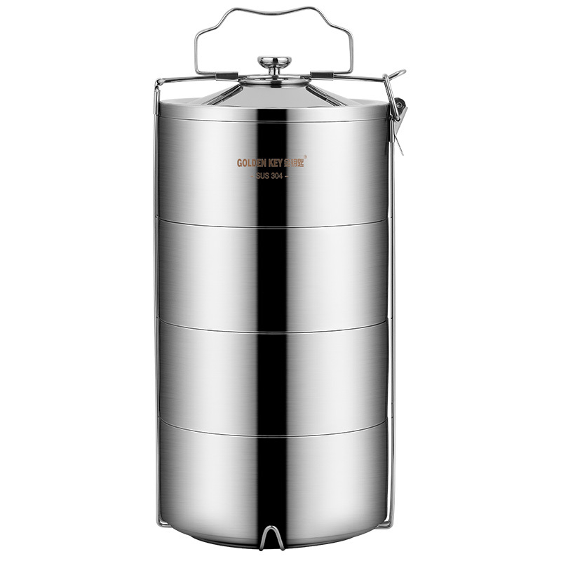 金钥匙 GK-TL3600-4 304不锈钢 至尚3.6L四层保温饭盒提篮(个)