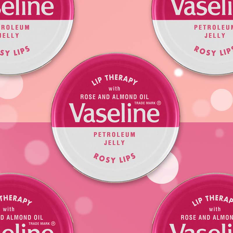 VASELINE 凡士林 修护唇膏(玫瑰)(红) 滋润修护 20g 英国原装进口 所有人群通用 保湿 微微红色系 润唇膏