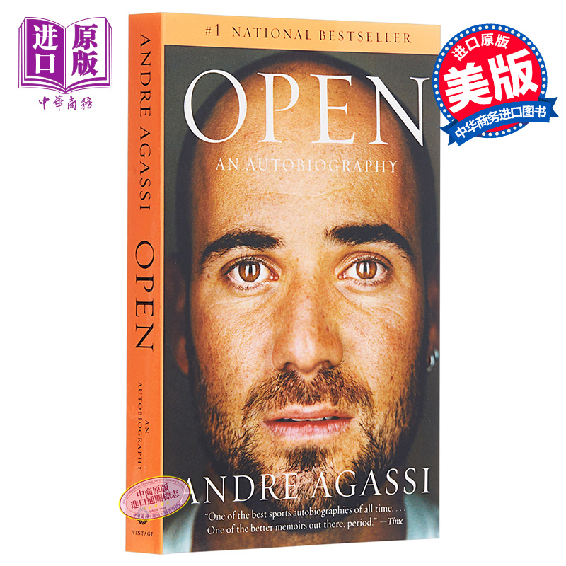 [正版]网 Open 阿加西自传 英语原版 英文原版 豆瓣阅读 An Autobiography Andre Agas高清大图