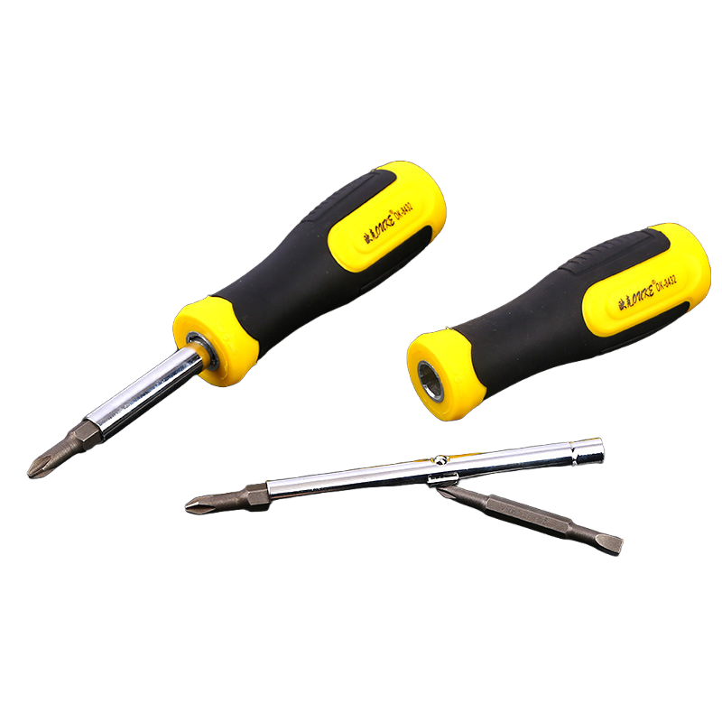 欧克(Ouke)多功能螺丝刀一字十字螺丝批6合一制作OK-8432\套高清大图