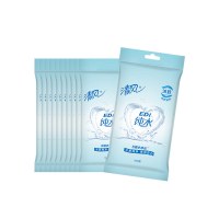 清风湿巾EDI纯水30片(单片装)柔湿纸巾小包出门便携随身装