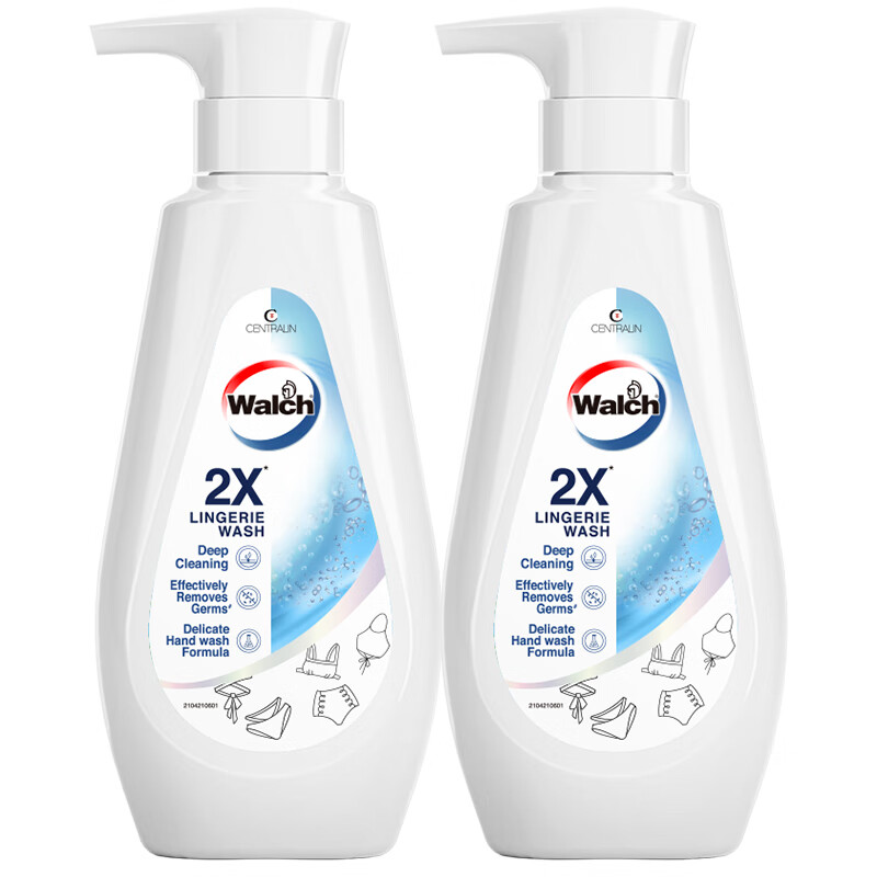 威露士 2X除菌内衣净350ml*2瓶 内衣裤专用抑菌洗衣液清洗液
