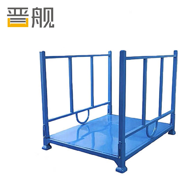 晋舰仓库插管堆垛架巧固架堆叠冷库货架高架码垛架布料架折叠款加底板1200*1500*1250mm