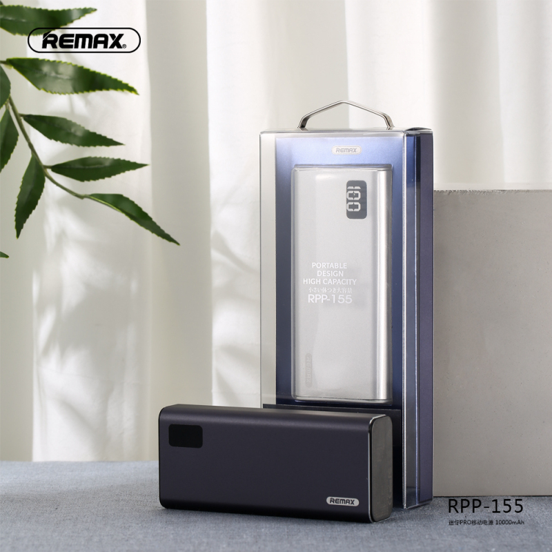 REMAX睿量 迷你PRO 移动电源 RPP-155 10000mAh 暴风银 双USB手机充电宝