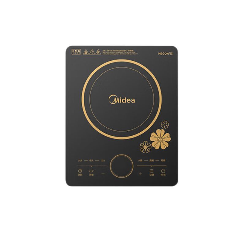 美的(Midea)RT2240电磁炉 2200W大功率一键爆炒触控电磁炉灶家用 多档调节 智能定时(2140升级版)