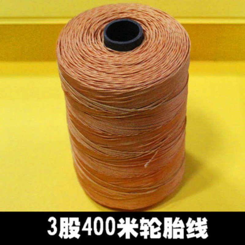 潍坊风筝 线放飞 编织线轮胎线 三股四股 风筝配件大型风筝用创意 三维工匠 500米4股黄色轮胎线0.3公斤高清大图