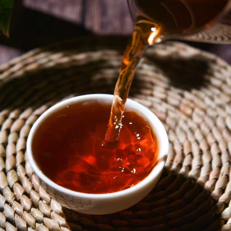 滇梵 茶叶 普洱茶熟茶龙珠云南大叶种乔木临沧茶区茶料400g高清大图
