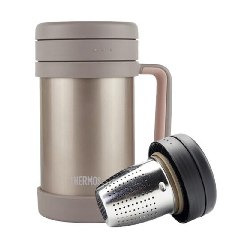 THERMOS膳魔师高真空不锈钢500ml 大咖杯 保温杯TCMF-501 CAC(粉金色)