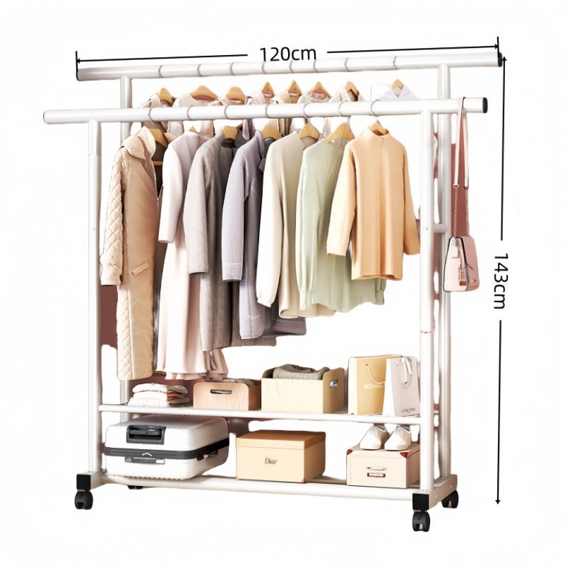 攸形衣架120*40*143cm个高清大图