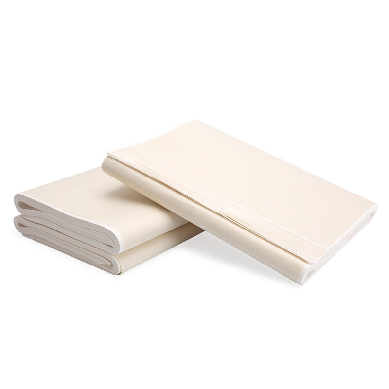 生宣 四尺整张古法贡宣 安徽宣纸檀皮加厚 国画书法创作 100张/刀