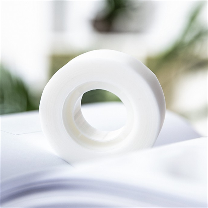 得力30120易撕型隐形胶带10卷18mm*36y50um大卷胶带书隐形修补透明胶带