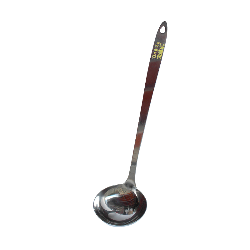 金迪乐不锈钢长柄调羹炒勺盛汤勺粥勺高清大图