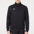 UA安德玛男装新款外套运动服立领防风休闲针织夹克21500437-001 ZP M 21500437-001/黑色
