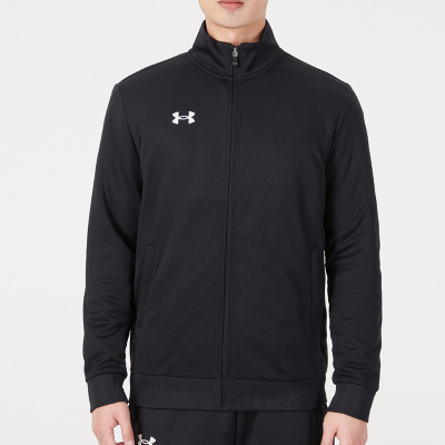 UA安德玛男装新款外套运动服立领防风休闲针织夹克21500437-001 ZP
