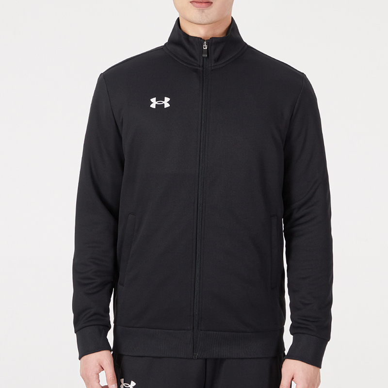 UA安德玛男装新款外套运动服立领防风休闲针织夹克21500437-001 ZP