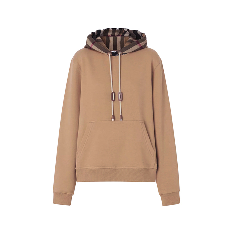 博柏利/巴宝莉 burberry 女款棉质宽松版连帽长袖卫衣运动衫8057728