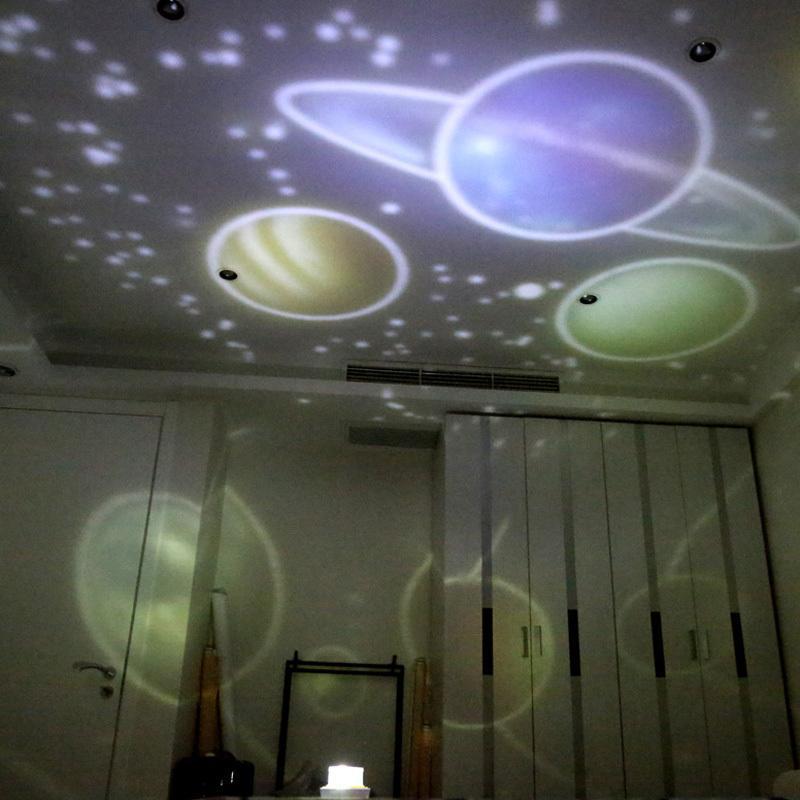 投影灯彩色宇宙星空灯旋转满天星摆件梦幻光灯生日-宇宙[星座]投影灯[旋转]款