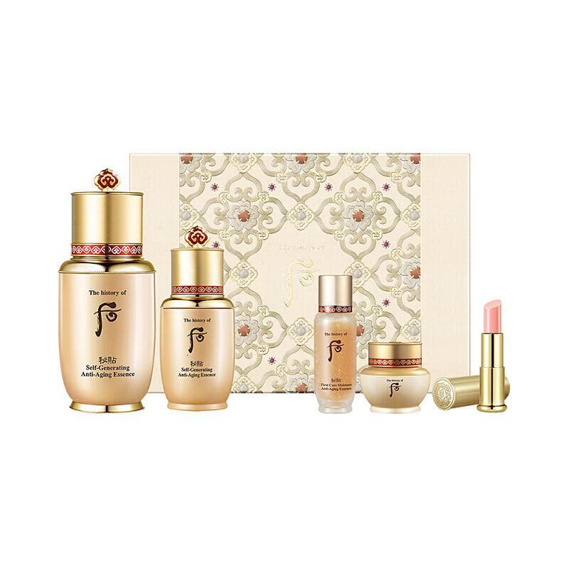 Whoo 韩国后秘贴精华套盒护肤套装 补水保湿修复损伤暗沉淡化细纹干纹法令纹精华套装图片