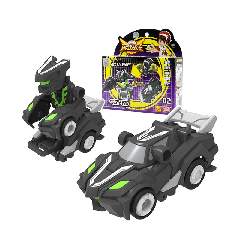 灵动创想(ldcx)跳跃战士儿童玩具男孩女孩变形玩具单只装-疾风战将