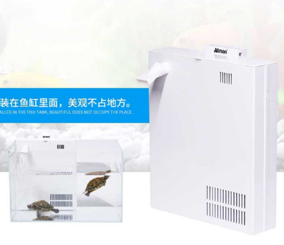 创星鱼缸壁挂式过滤器SP-200/500水族箱壁挂背挂式过滤器侧滤净水高清大图