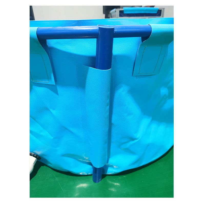 鲁圣源 篷布水池软体水池移动水池 圆形 平方米图片