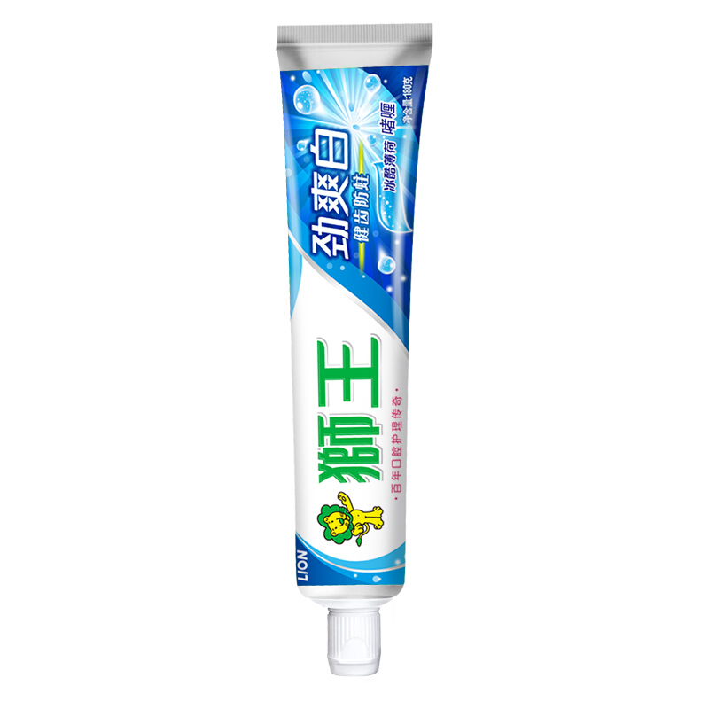 狮王(Lion)劲爽白牙膏冰酷薄荷180g