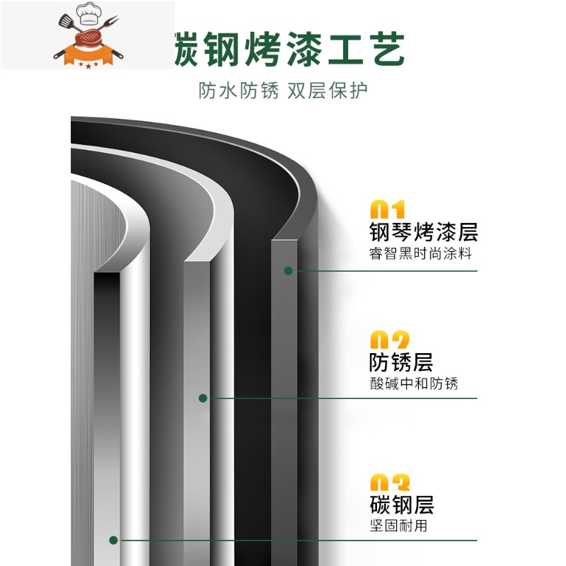 厨房置物架碗碟筷盘子储物桌面餐具多功能分层收纳橱柜内隔板架 敬平 镂空-黑色-矮款大号餐具架高清大图