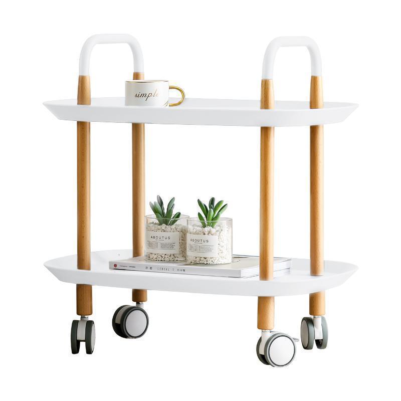 森美人曼好家北欧茶几简约现代客厅边几角几茶桌移动小推车沙发边桌高清大图