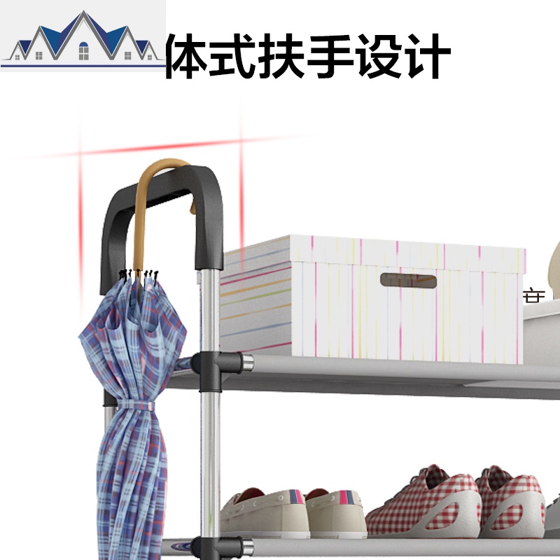 简易鞋柜布艺简约现代家用厅柜收纳柜子储物柜组装口小鞋架子_18_15高清大图