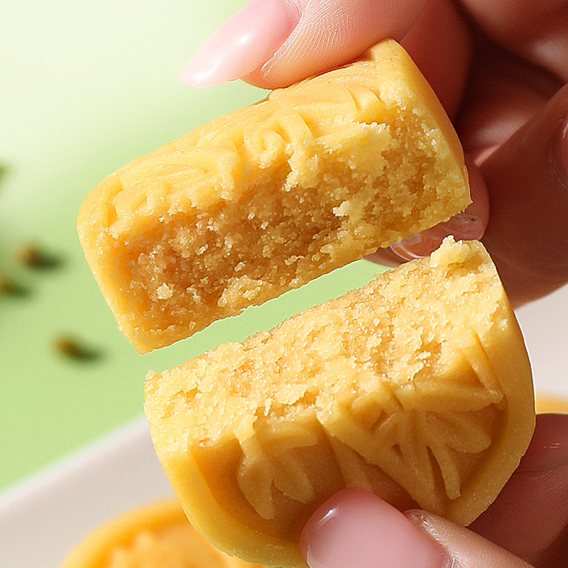 苏宁宜品绿豆糕传统糕点点心500g*2盒小吃美食老式传统特产美食休闲零食
