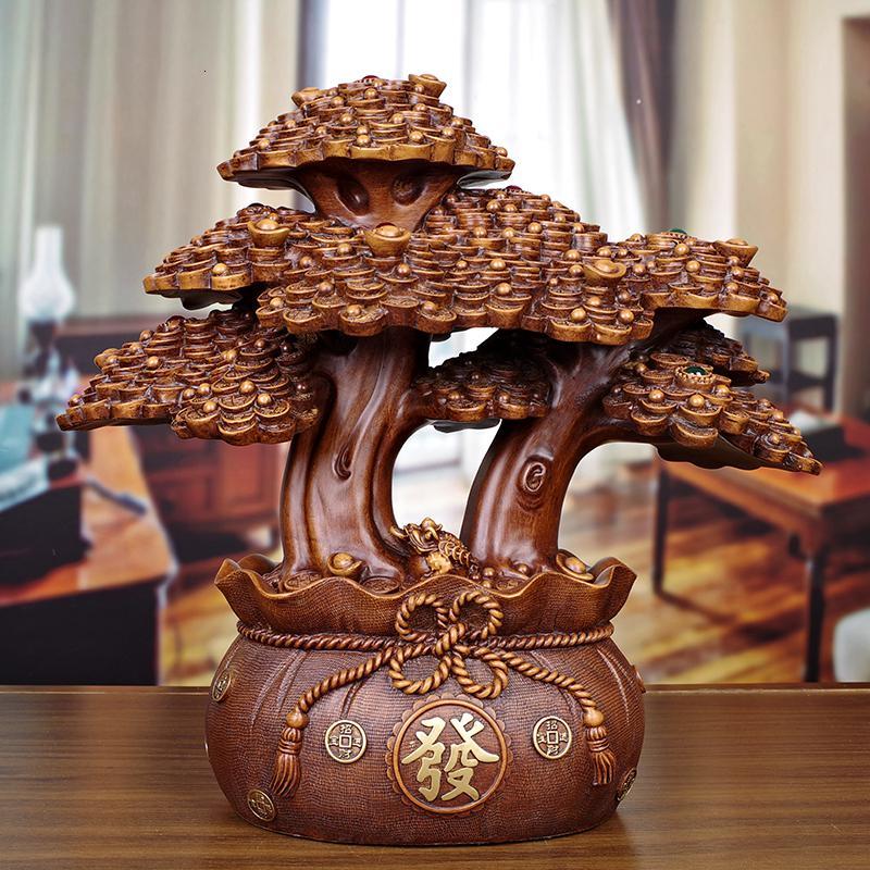 美帮汇大号摇钱树摆件树家居客厅酒柜吧台装饰工艺品开业商务礼