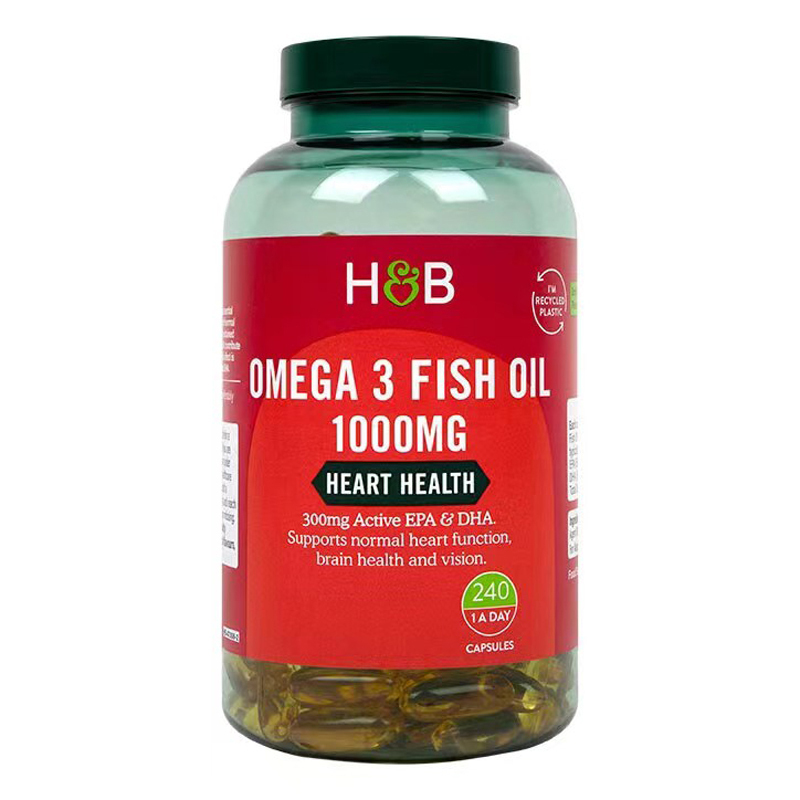 荷柏瑞(Holland&Barrett)OMEGA3鱼油1000mg 240片