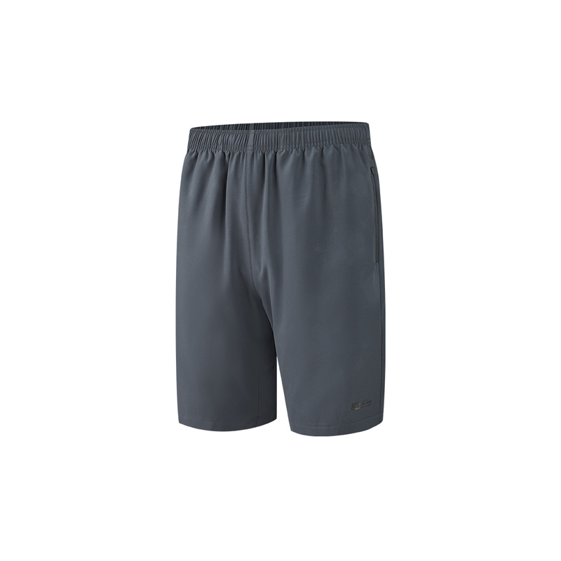 361°运动短裤女夏季新款透气宽松男五分裤652424715V XL 砾石灰