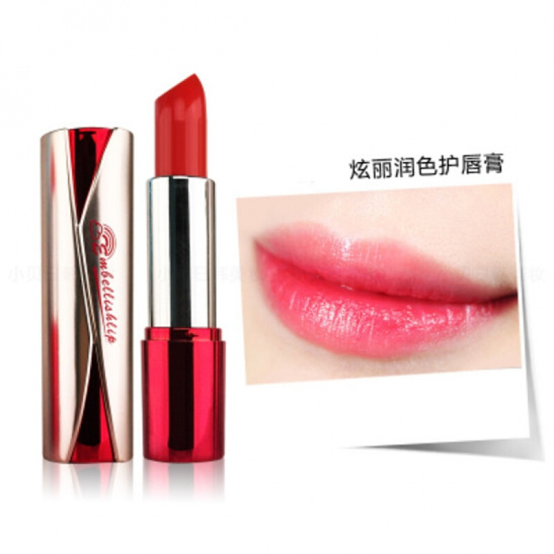 采青胡萝卜素温变色润唇膏滋润保湿天然补水防起皮不沾杯口红