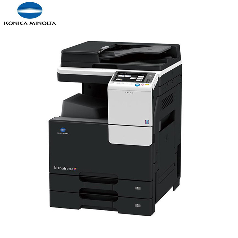 柯尼卡美能达(KONICA MINOLTA)C266彩色激光A3多功能一体机(26页/分 标配+自动输稿器+双纸盒)