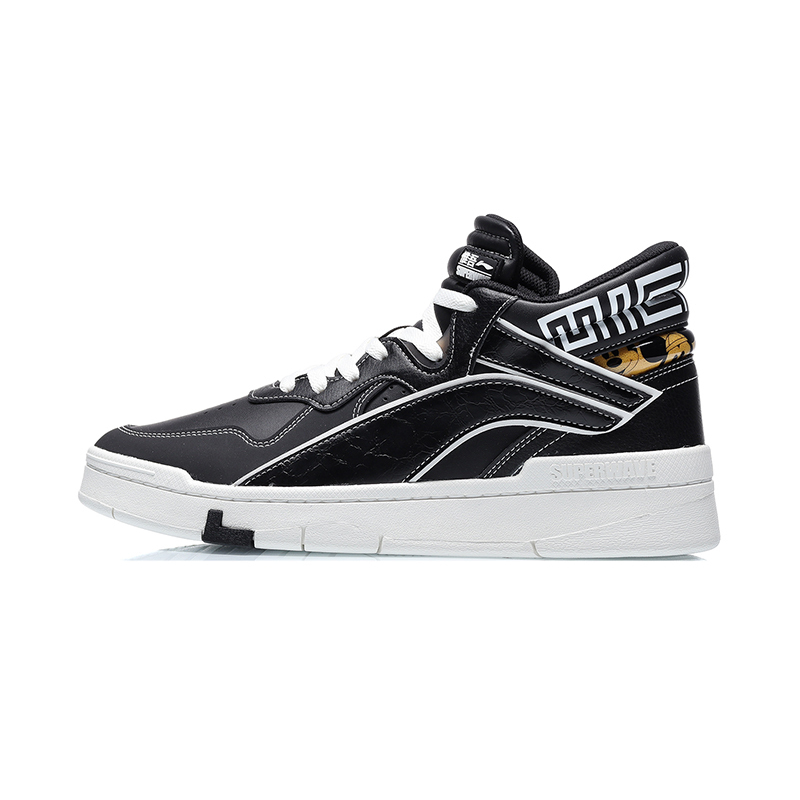 李宁休闲鞋男鞋新款惟吾superwavemid休闲板鞋中帮运动鞋视频