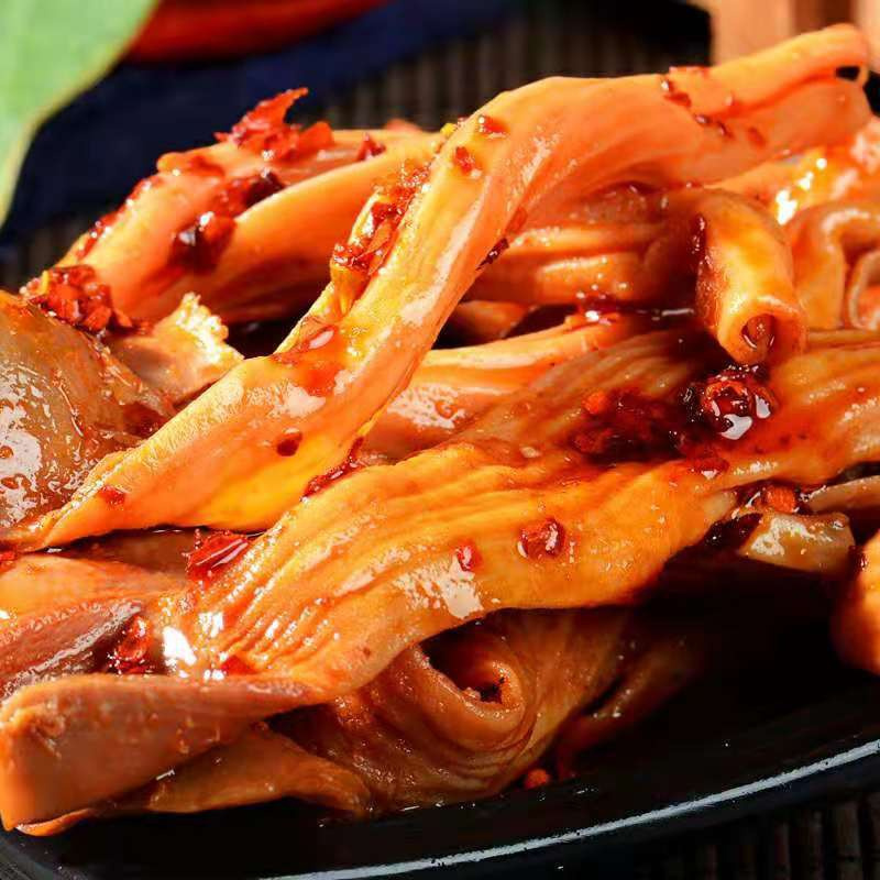 麻辣鸭板肠鸭食带食管 香辣鸡胗卤味真空熟食下酒菜即食零食特产 均码 香辣鸭肠3斤