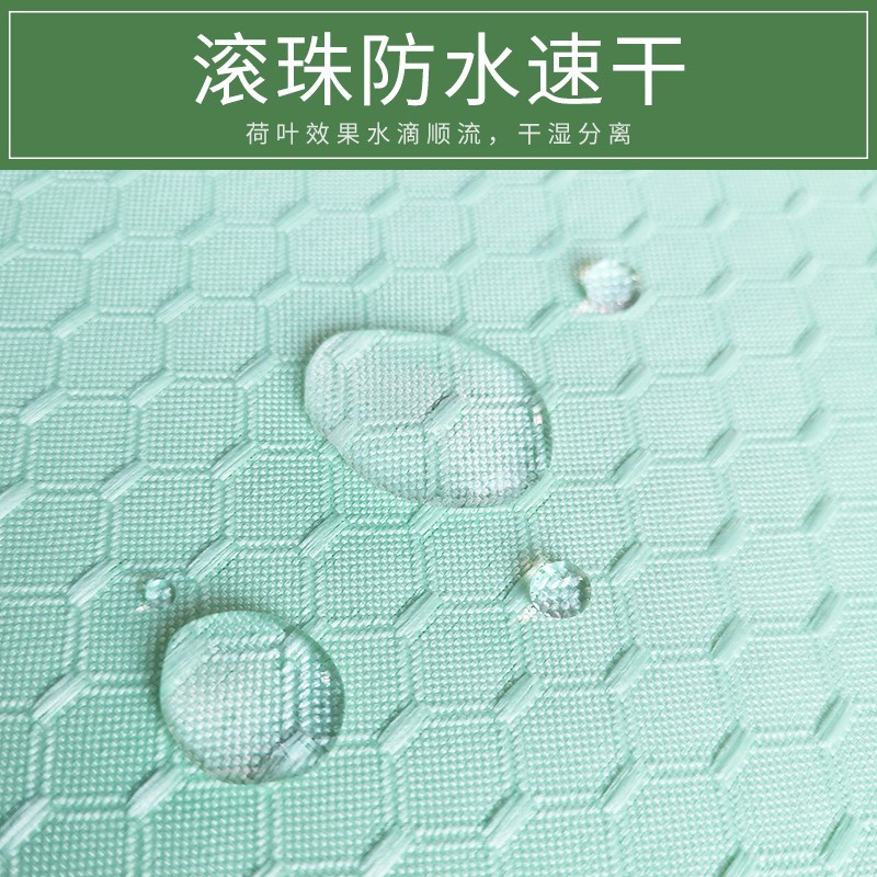 北欧浴室防水布浴帘套装加厚洗澡间帘子淋浴房隔断卫生间挂帘 三维工匠高清大图