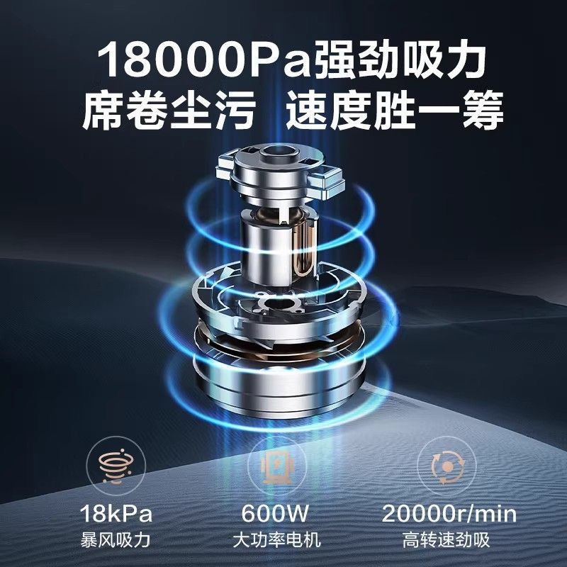 海尔(Haier)吸尘器家用 有线手持推杆二合一 大功率大吸力 轻量车辆清洁 宠物毛发清洁 HSC-S802A(P)