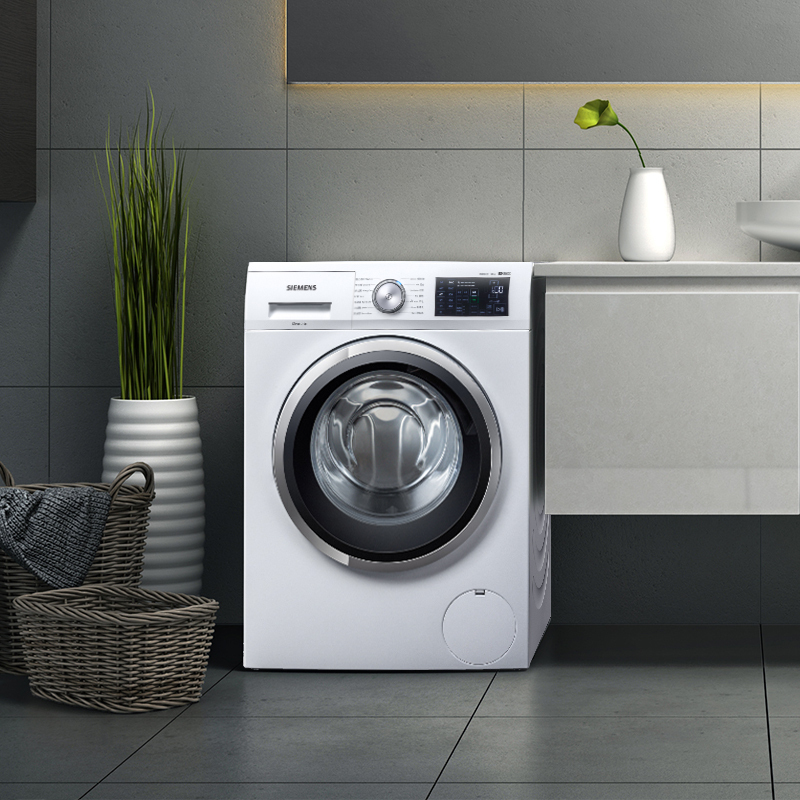 西门子(SIEMENS)XQG100-WM14R560LW 10公斤 高温煮洗 变频 智能除渍 滚筒洗衣机(白色)