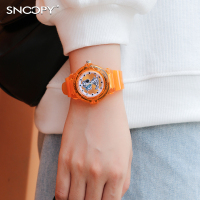 史努比（snoopy）儿童手表少女心动防水ins风小众设计初中高中小学生轻奢简约气质运动指针式夜光电子表