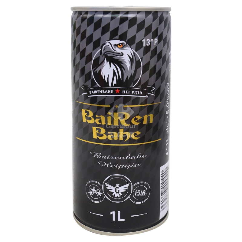 拜仁巴赫13度黑啤酒1l