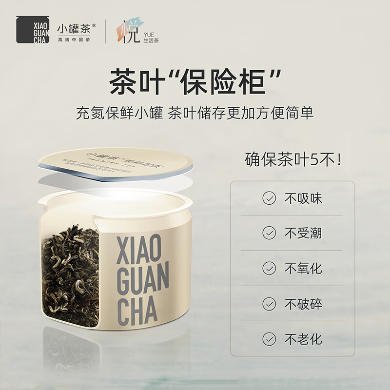 小罐茶莫兰迪彩罐24罐 乌龙茶大红袍茶4款茶拼装茶叶礼盒96g 中秋礼盒高清大图