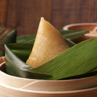 嘉华香糯白米粽子礼袋300g 嘉兴风味粽子3枚 传统小吃端午香粽