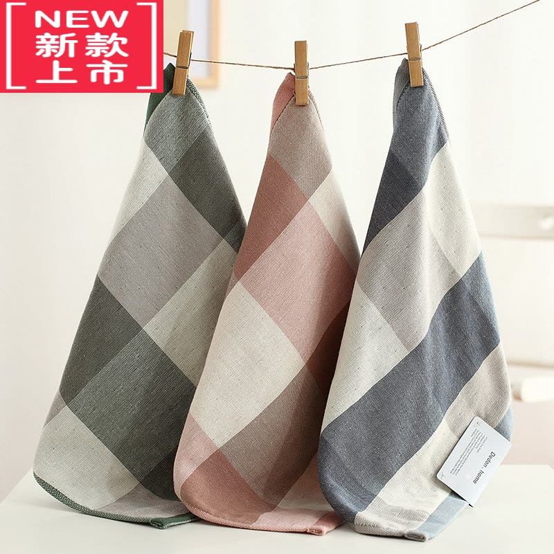 可莉允小手巾柔软家用小方巾毛巾洗脸巾吸水洗澡儿童宝宝四方正方形图片