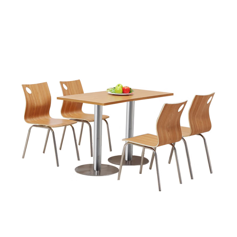 合祥源 餐桌椅组合配四椅 1200*800*750mm QX-CZ08 单位:套高清大图