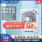美的风扇(Midea)台式转页扇电风扇鸿运扇台式学生宿舍家用转页扇落地扇 KYT30-15AW