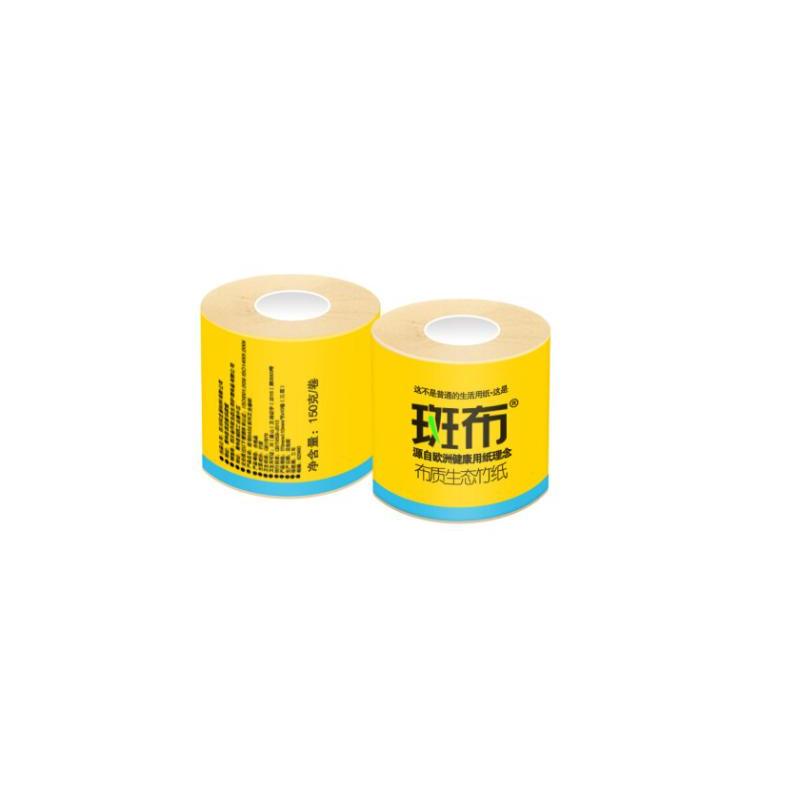 斑布(Babo) 竹纤维卷纸 150g*12卷 家庭用抽纸 12卷 /包 单包装
